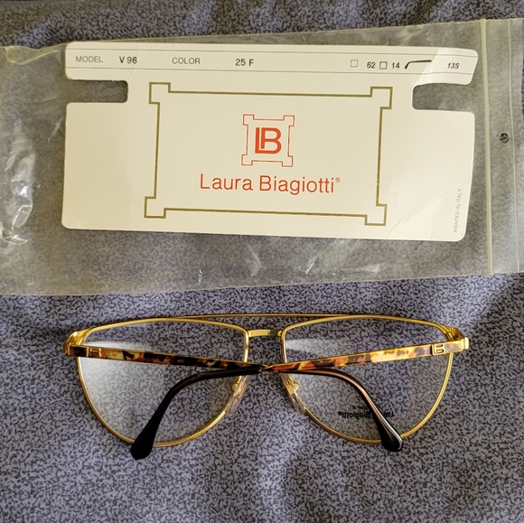 NWOT Laura Biagiotti Eyeglasses Model V96 - Picture 3 of 6